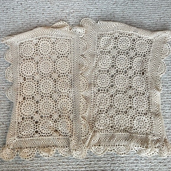 Boho crochet handmade doilies vest - Picture 4 of 10